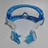 Back view of autoclavable cleanroom safety goggles with adjustable strap